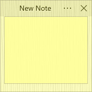 Simple Sticky Notes - Theme Bamboo - Screenshot [1]