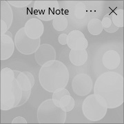Simple Sticky Notes - Theme Bubbles - Screenshot [2]