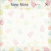 Simple Sticky Notes - Theme Christmas - Screenshot [1]