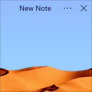 Simple Sticky Notes - Theme Desert - Screenshot [2]