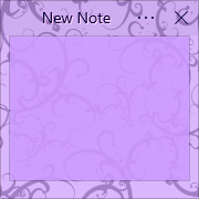 Simple Sticky Notes - Theme Fractal Twig - Screenshot [2]