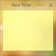 Simple Sticky Notes - Theme Orange Dream - Screenshot [1]