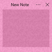 Simple Sticky Notes - Theme Ornamental Flower - Screenshot [1]