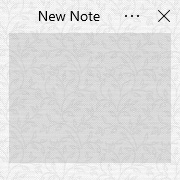 Simple Sticky Notes - Theme Ornamental Flower - Screenshot [2]