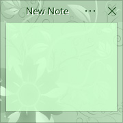 Simple Sticky Notes - Theme Spring Flower - Screenshot [1]