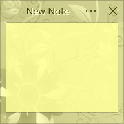 Simple Sticky Notes - Theme Spring Flower - Screenshot [2]