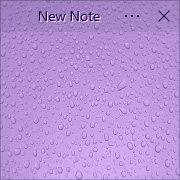 Simple Sticky Notes - Theme Water Drops - Screenshot [2]