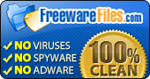 Freeware Files 100% Clean Award