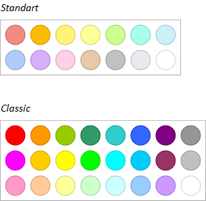 Simple Sticky Notes - Note Color Palette