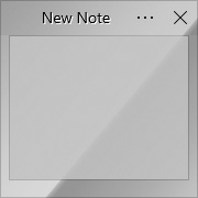 Simple Sticky Notes - Tema Chrome Gradient - Captura de pantalla [2]