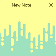Simple Sticky Notes - Equalizer Thema - Bildschirmfoto [1]