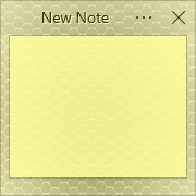 Simple Sticky Notes - Tema Honeycomb - Captura de pantalla [1]