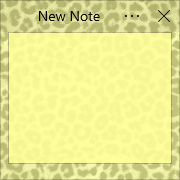 Simple Sticky Notes - Tema Leopard - Captura de pantalla [1]