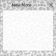 Simple Sticky Notes - Tema Leopard - Captura de pantalla [2]