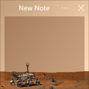 Simple Sticky Notes - Tema Mars Curiosity Rover - Captura de pantalla [2]