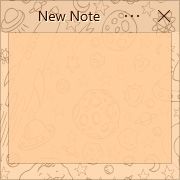 Simple Sticky Notes - Tema Meteor - Captura de pantalla [2]