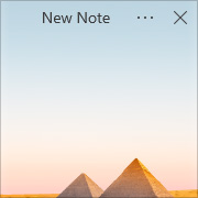 Simple Sticky Notes - Theme Pyramids - Screenshot [2]