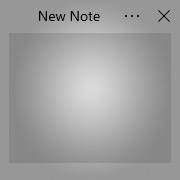 Simple Sticky Notes - Tema Radial Gradient - Captura de pantalla [1]