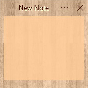 Theme Wood - Simple Sticky Notes